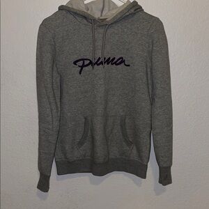 Puma women's Heather Gray Hoodie